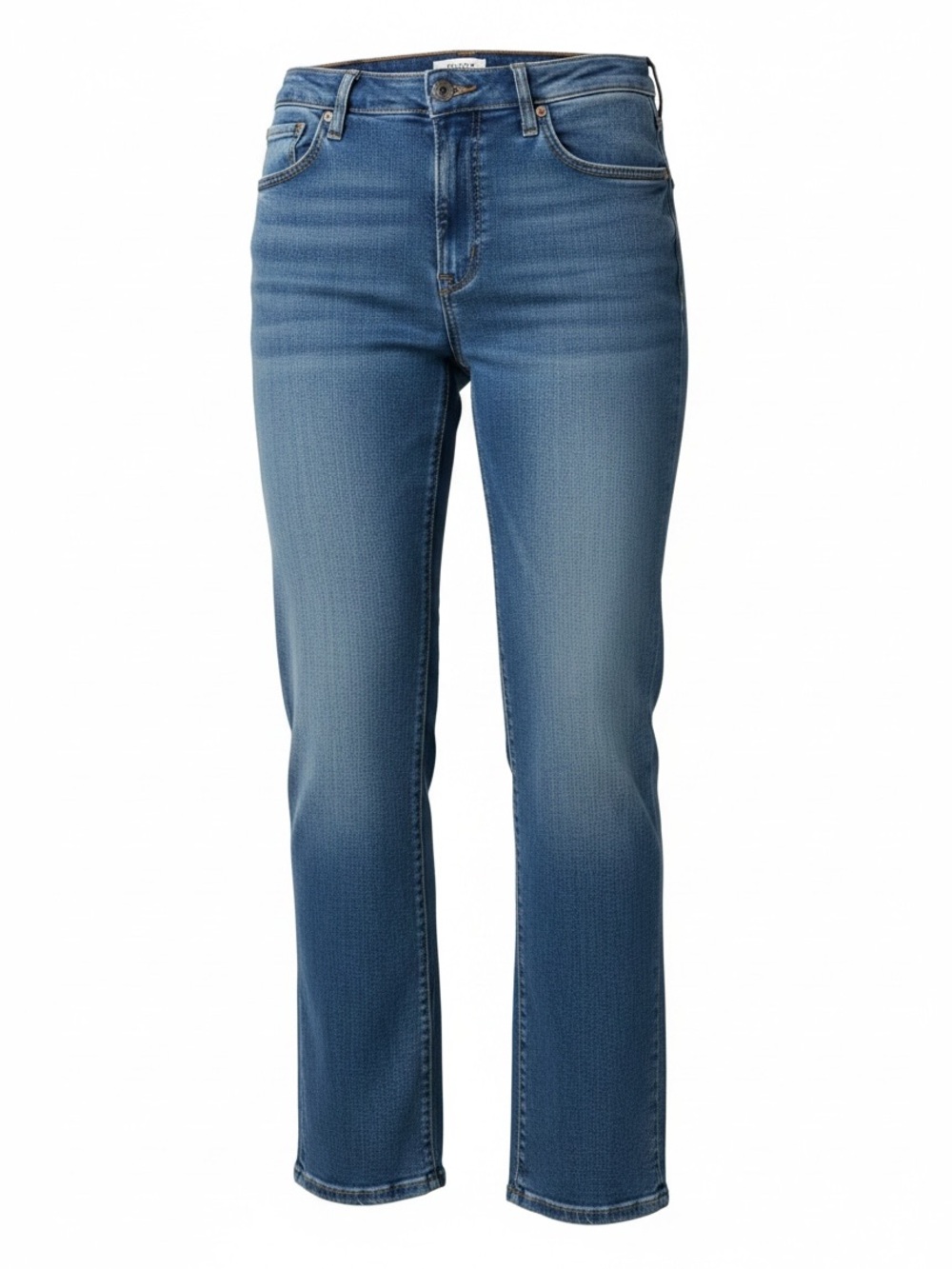 Kensie Women's Medium Blue Straight-Leg Jeans